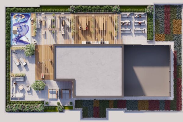 TOWER 1 AMENITY ROOFTOP PLAN